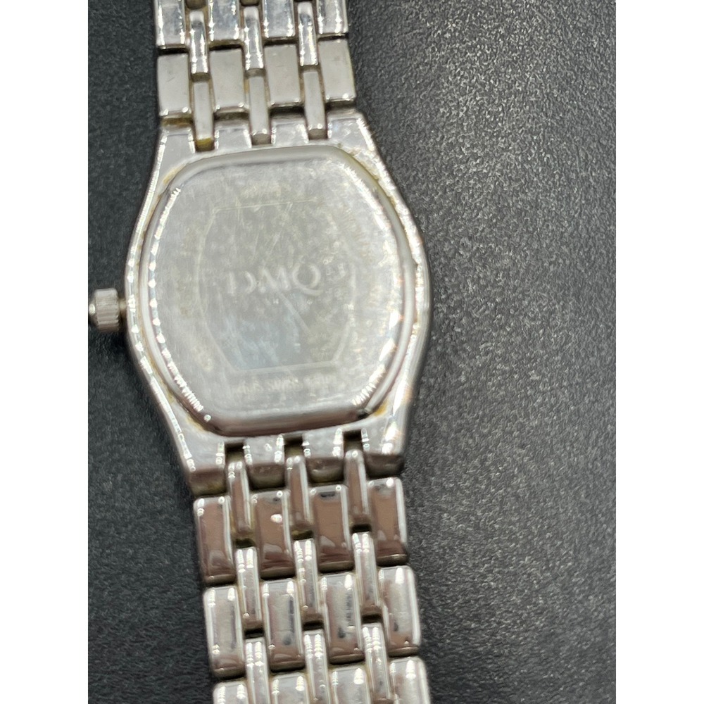 DMQ Diamonique MOP Crystal Accent Roman Numerals Sillver Tone Watch DQ/4018-19.‎ - Picture 6 of 11